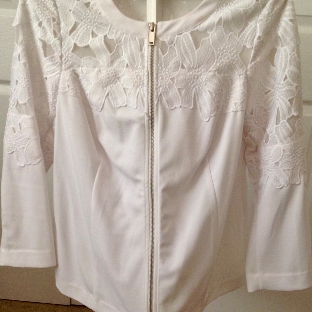 Ladies Alfani Zipper Spring Jacket - Picture 9 of 10